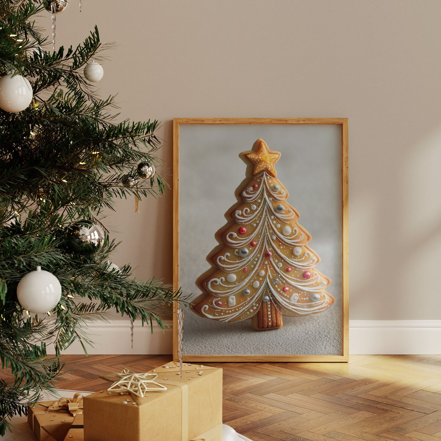 Sweet Frost Adorns December's Tree