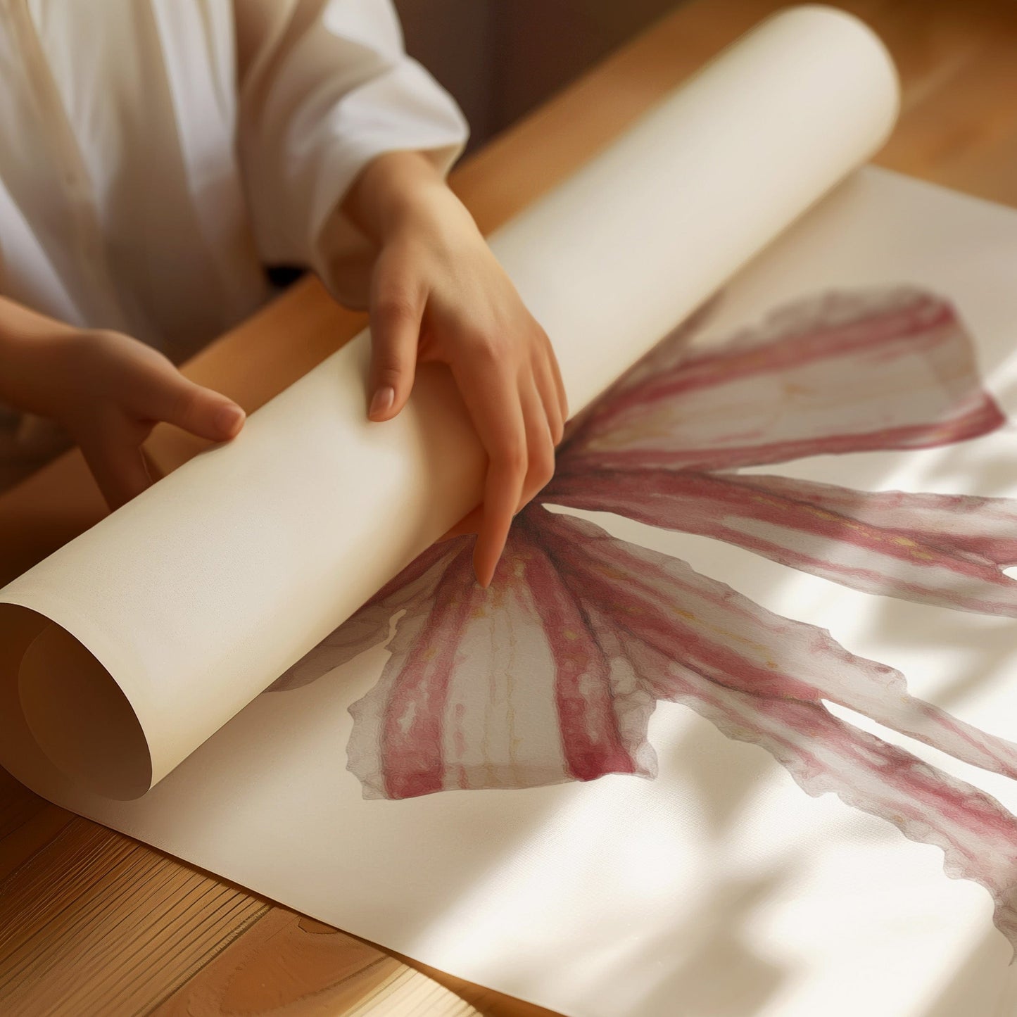 Silk Ribbons Dance December's Promise