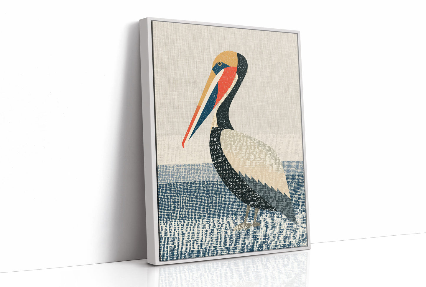 Pelican at Rest, Coastal Weave