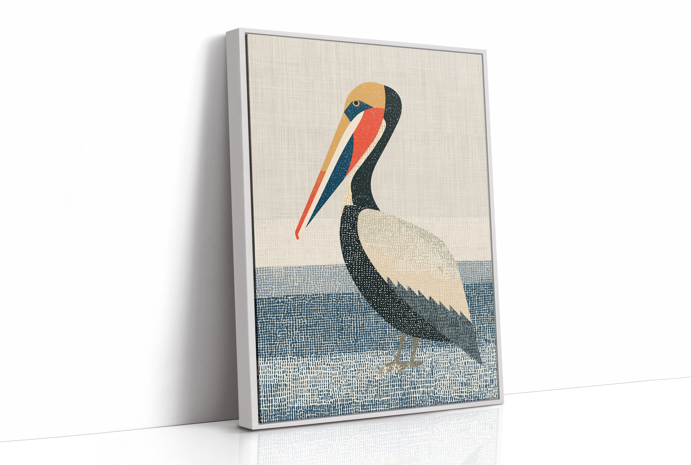 Pelican at Rest, Coastal Weave