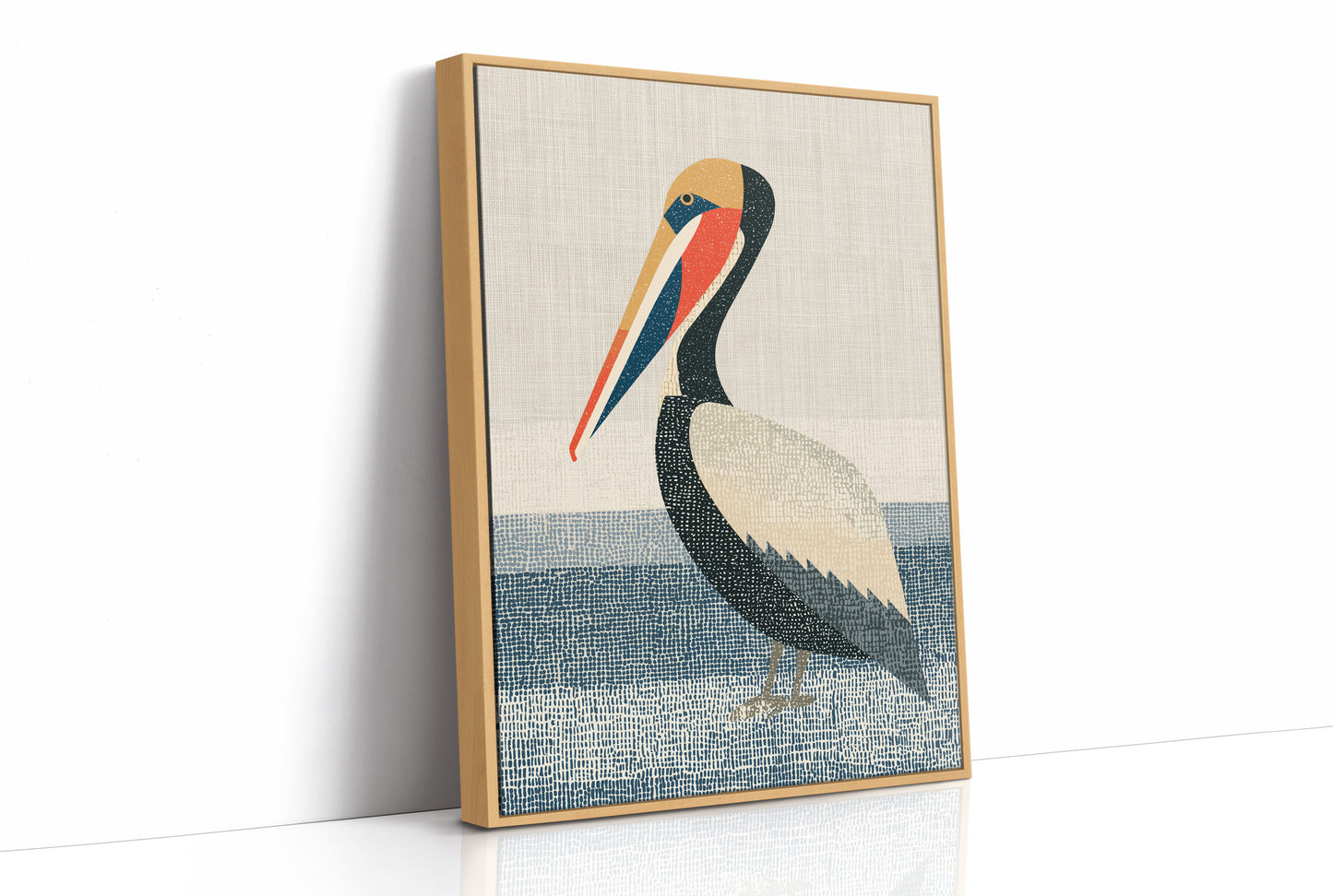 Pelican at Rest, Coastal Weave