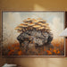 Autumn Mushrooms Crown Ancient Stone