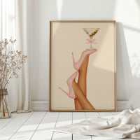 Pink Stilettos Serve Martini Magic