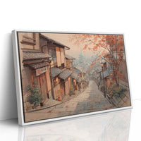 Autumn Maple Graces Ancient Streets