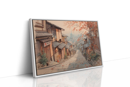 Autumn Maple Graces Ancient Streets