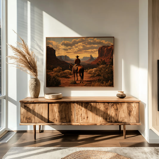 Sunset Maps The Canyon's Heart