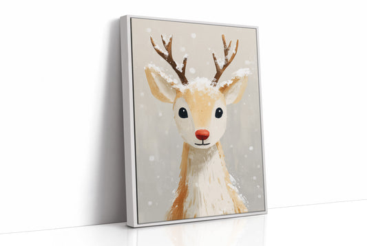 Snow-Dusted Christmas Reindeer