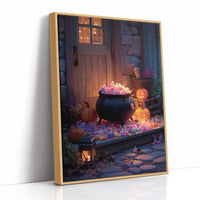 Cauldron Full of Candy Corn Nights
