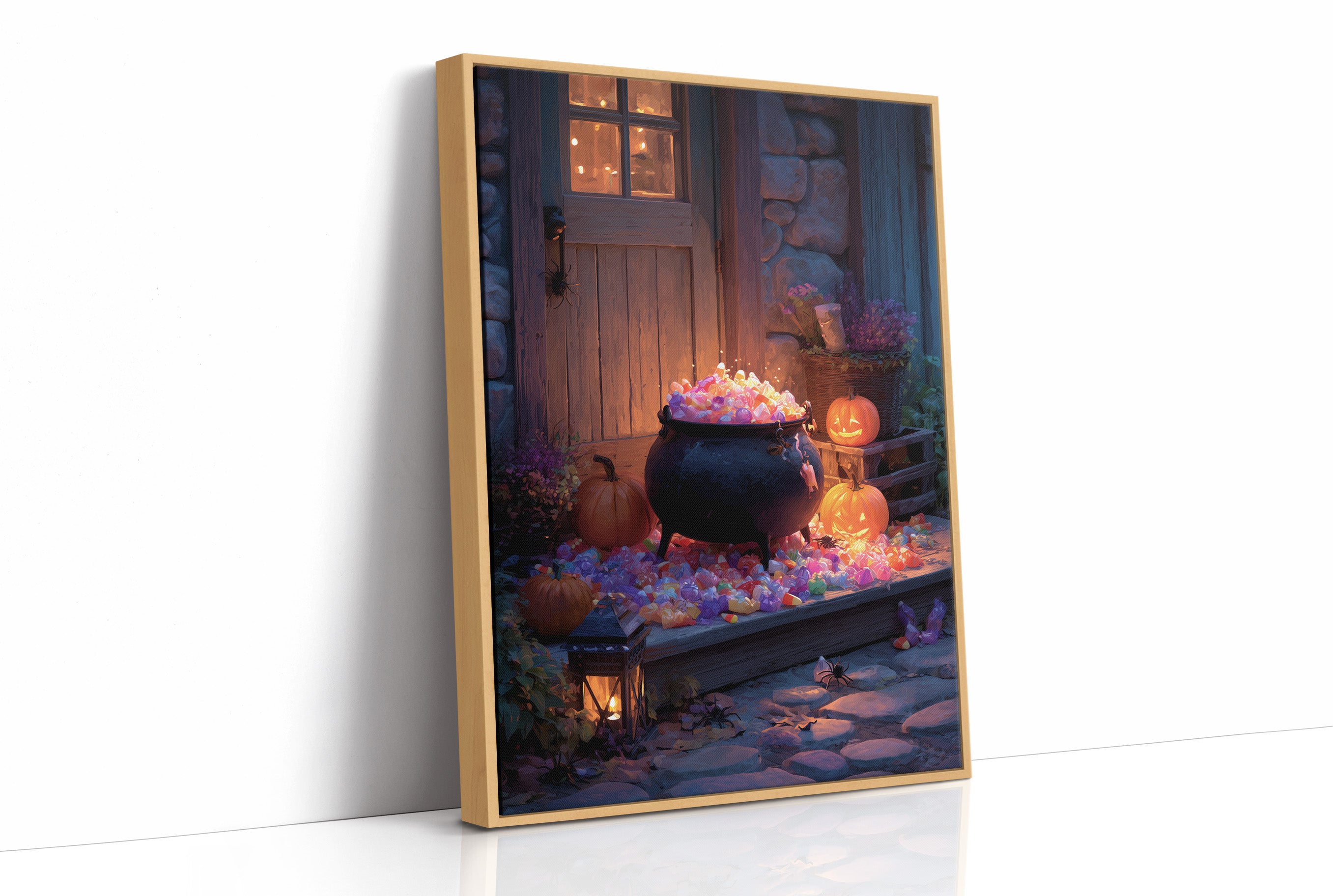 Cauldron Full of Candy Corn Nights