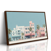 Pastel Dreams Along Ocean Drive