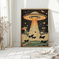 Cattle Abduction Under the Stars