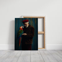 Vibrant Feathers Meet Velvet Evening