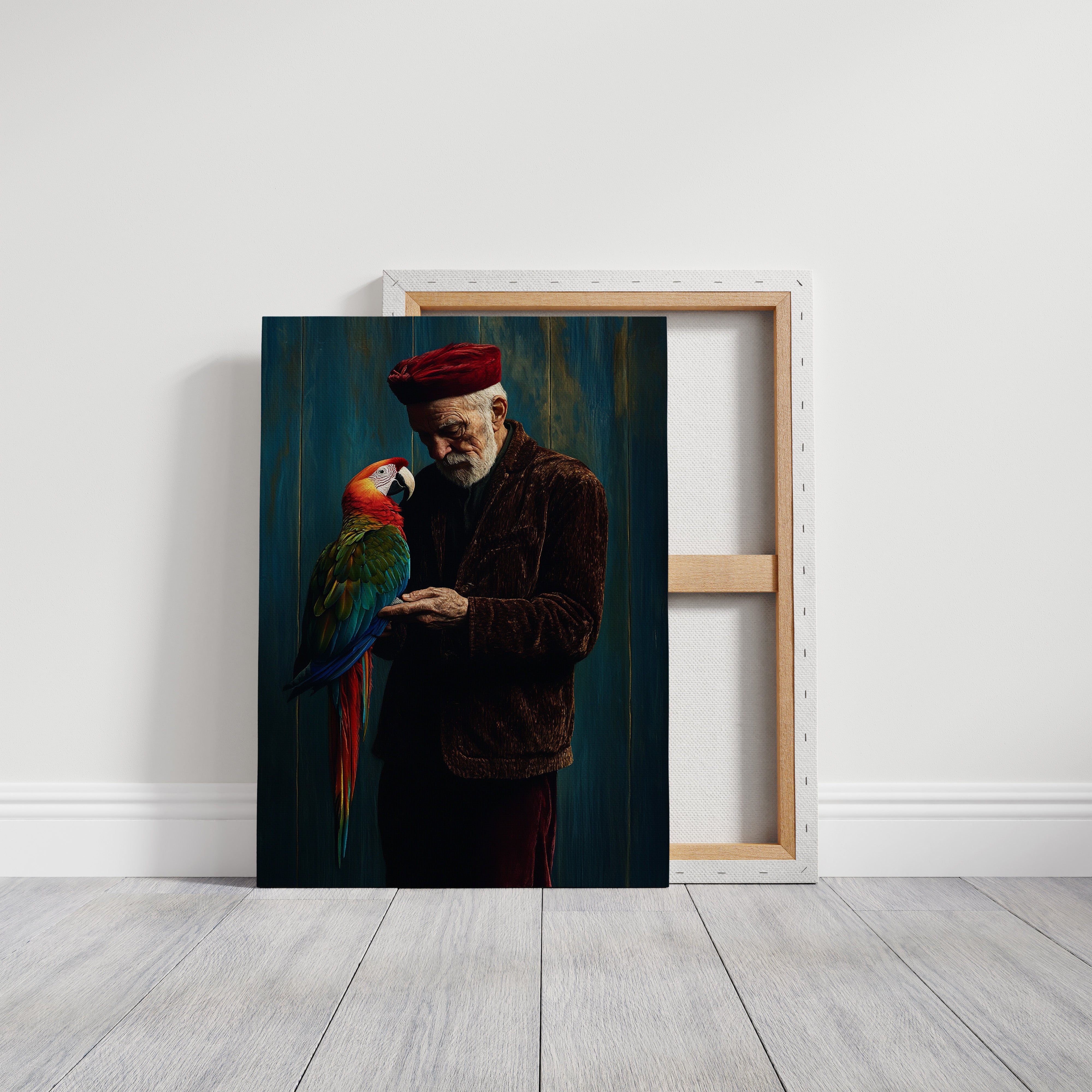 Vibrant Feathers Meet Velvet Evening