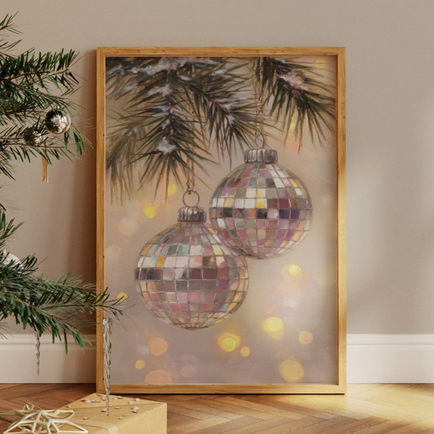 December Dances In Silver Spheres