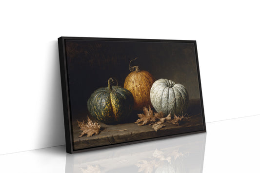 Autumn Gourds Dance With Maple