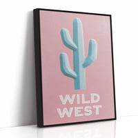 Cacti Beneath Cotton Candy Skies