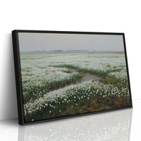 White Tulips Dance Through Dutch Fields