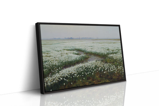 White Tulips Dance Through Dutch Fields
