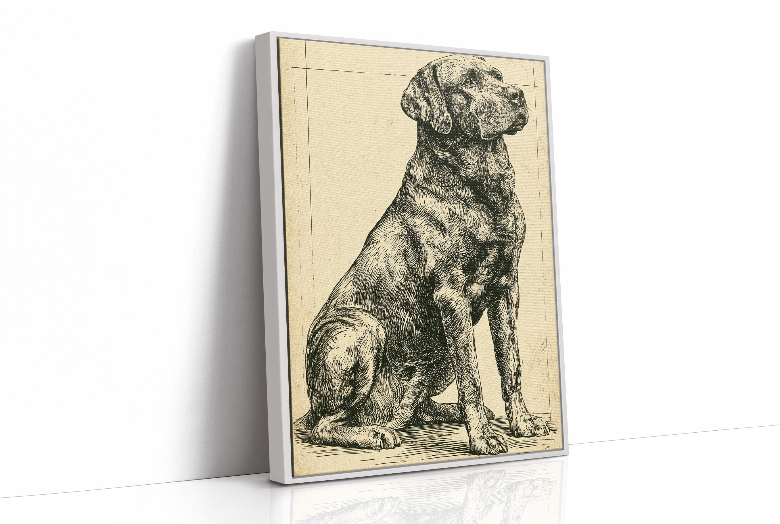 Noble Watch: Vintage Hound Engraving