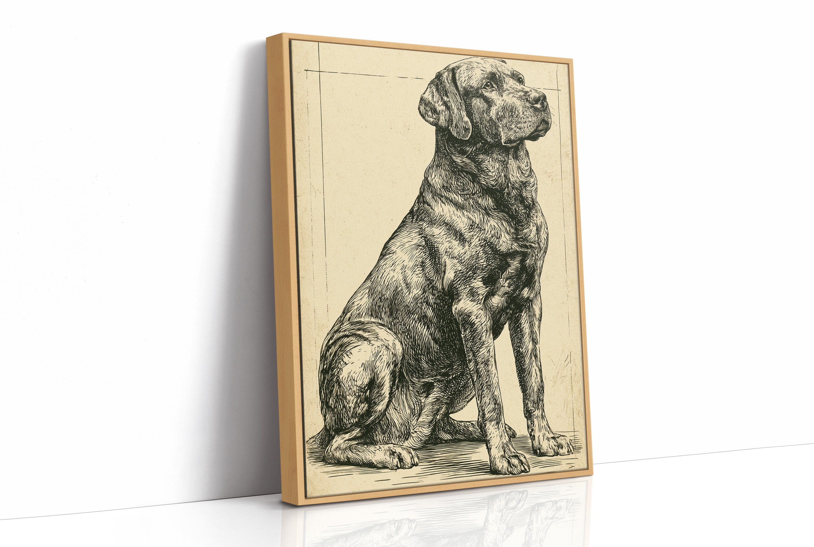 Noble Watch: Vintage Hound Engraving