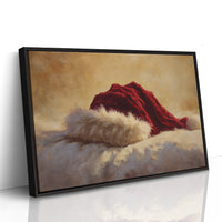 Crimson Velvet Meets Winter Light