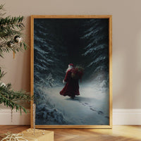 Santa Took the Quiet Path Through the Pines