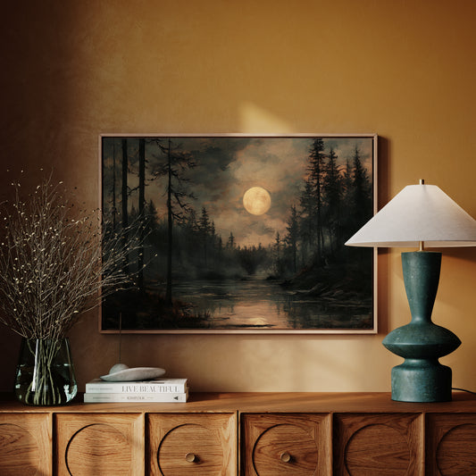 Moonlit River Carries Ancient Songs