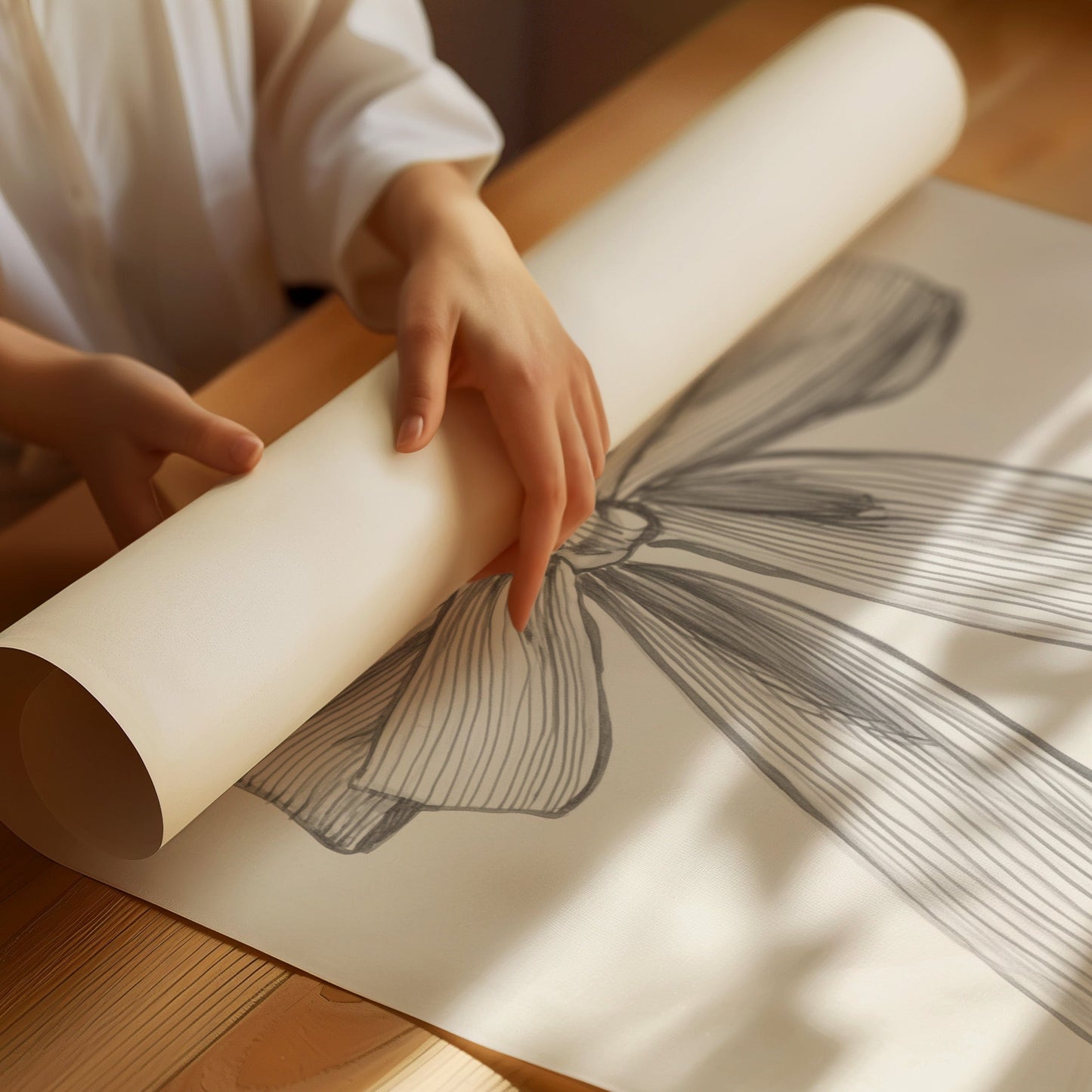 Ribbons Draw Stories In Graphite