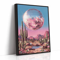 Disco Lights Over Desert Blooms