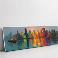 Neon City Reflections