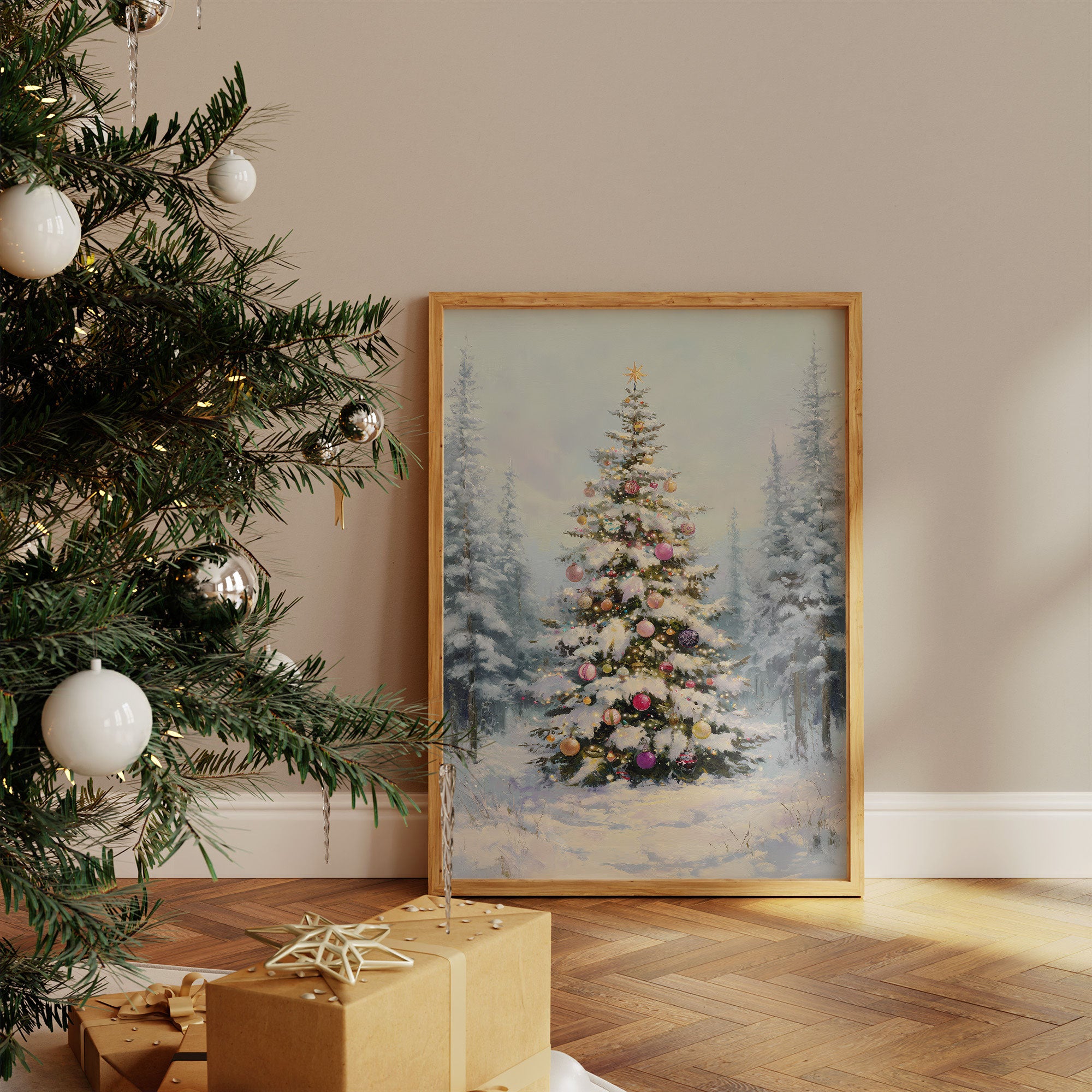 Winter Forest Sparkles With Joy