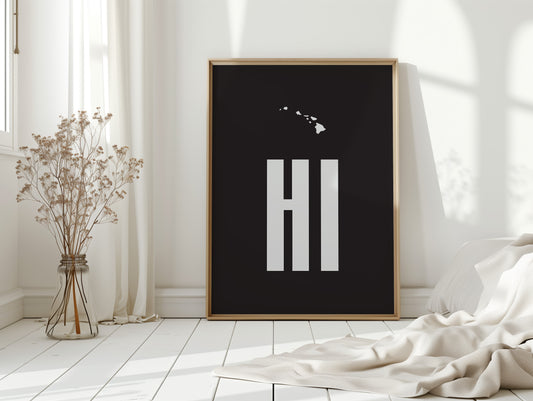Islands Float Above Modern Letters