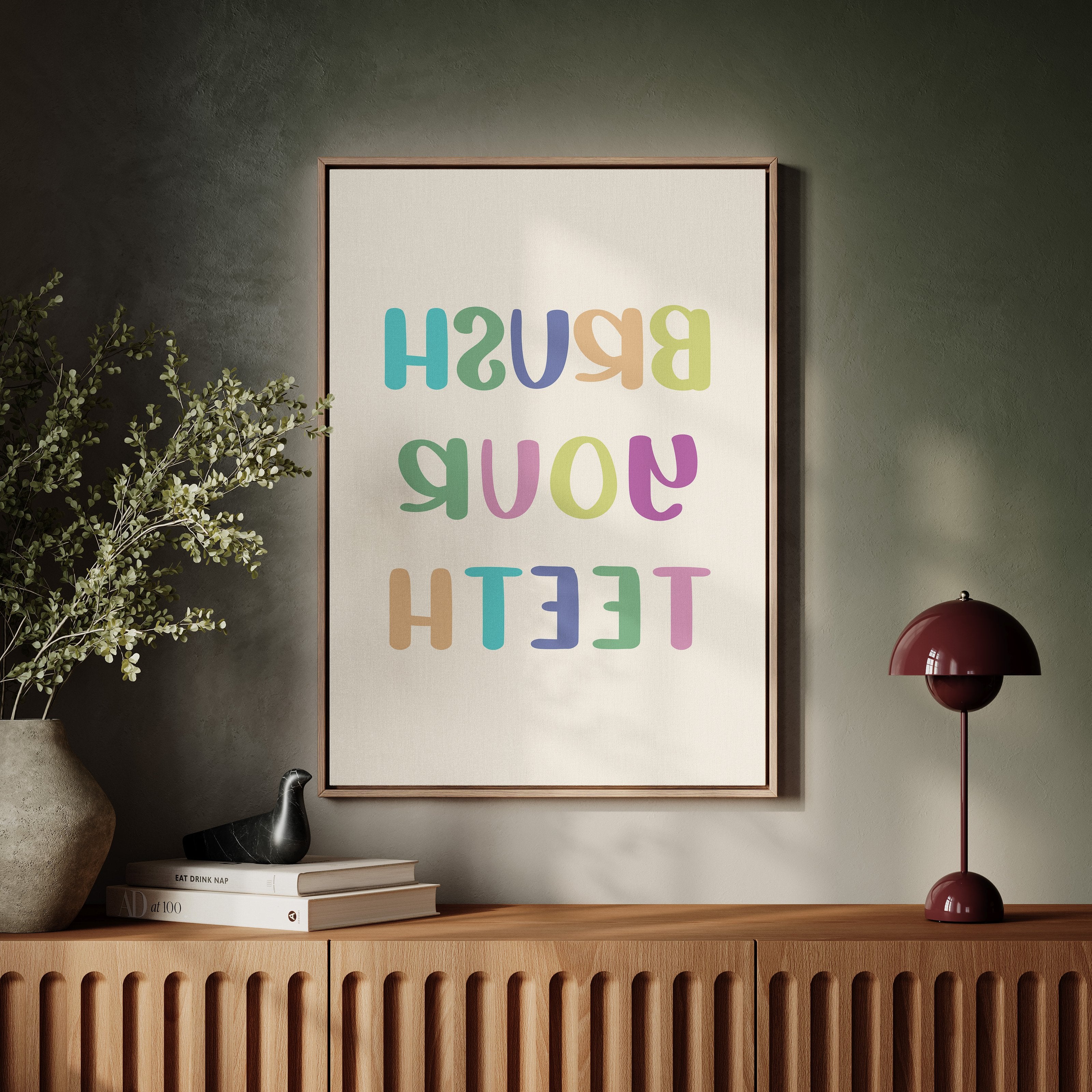 Pastel Letters Dance Like Spring Brush Your Teeth