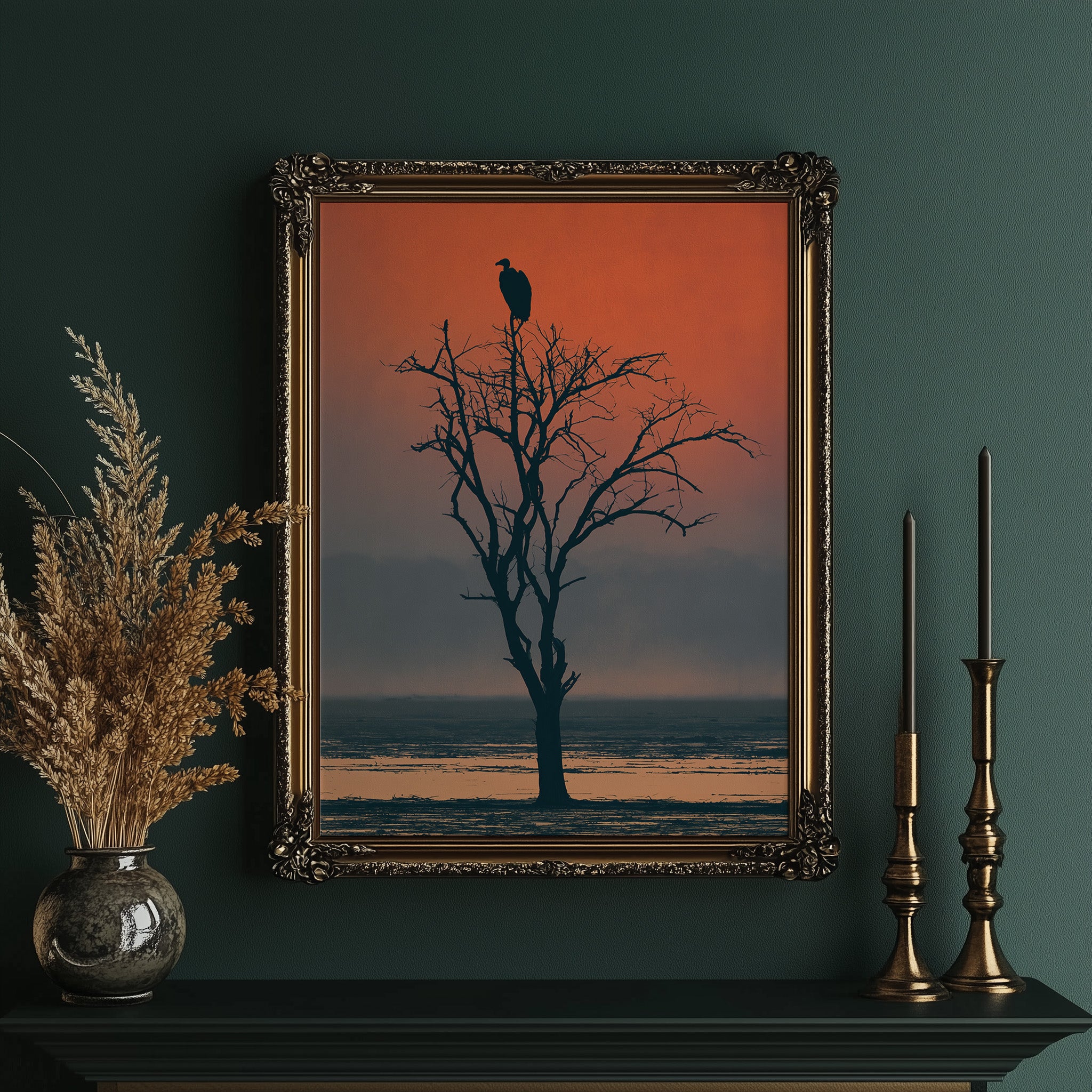 Vulture at Dusk's Edge