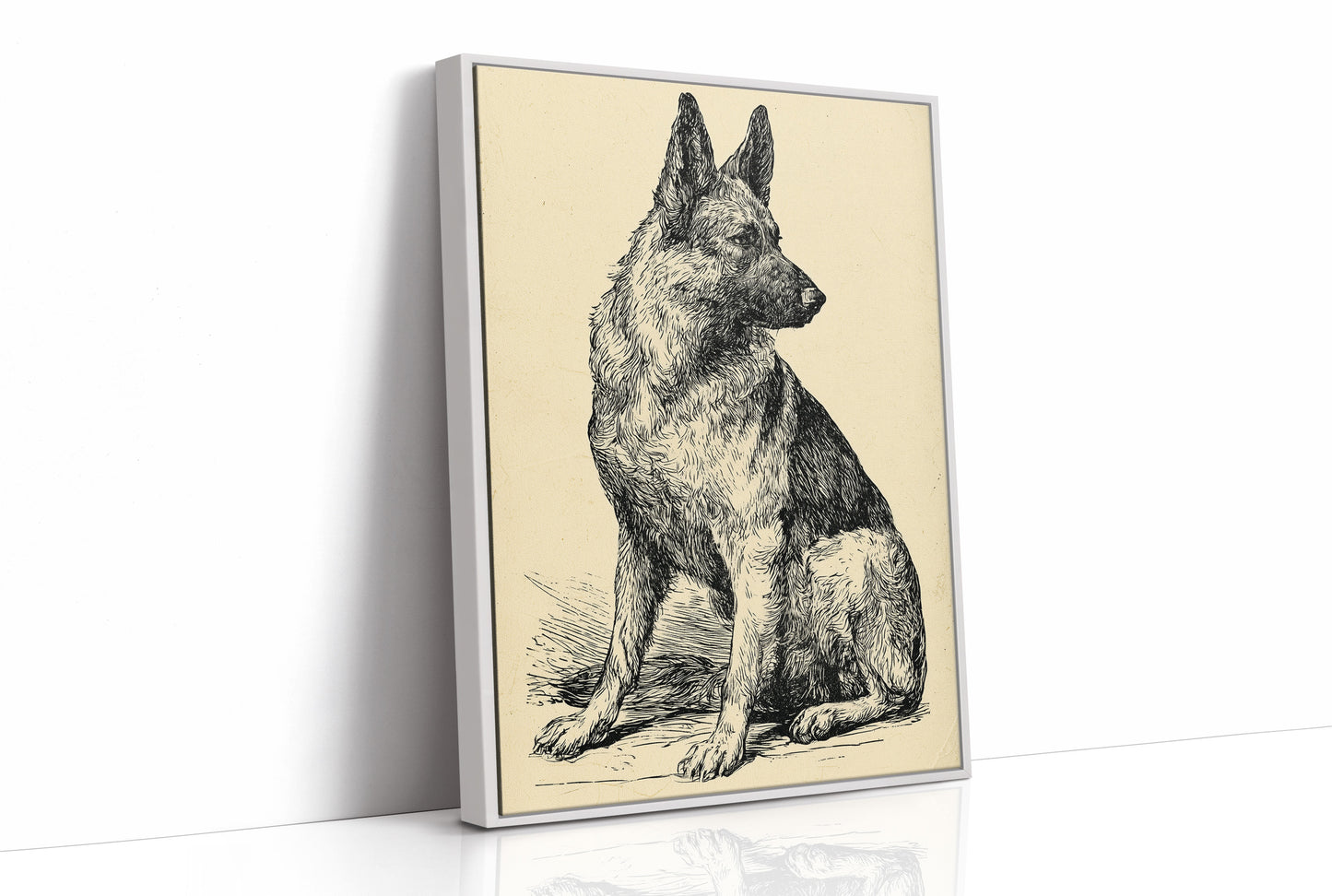 Ever Alert: Vintage Shepherd Sketch
