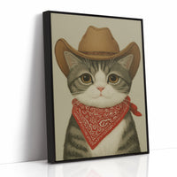 Sunset Ranch Cat Tips His Hat