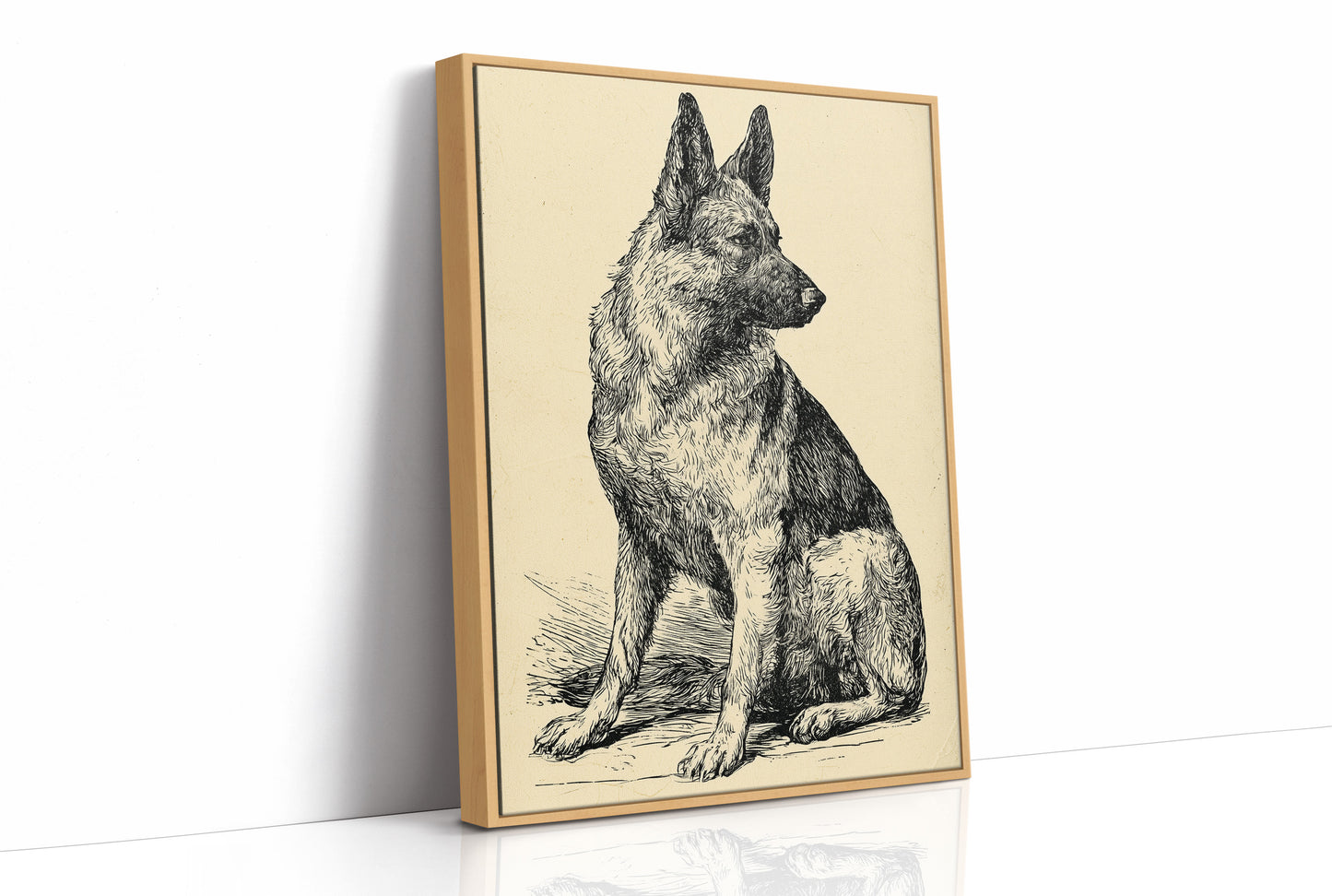 Ever Alert: Vintage Shepherd Sketch