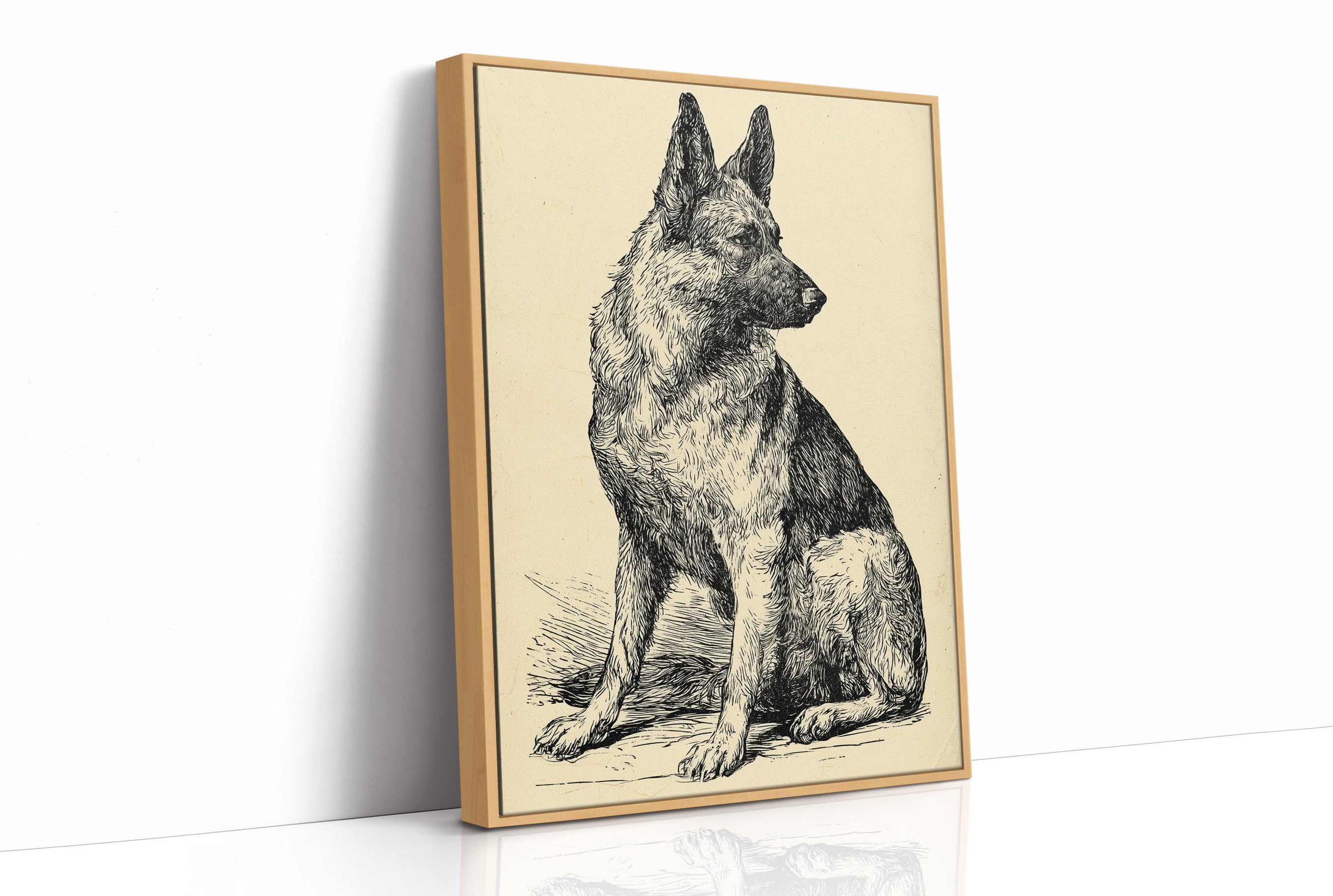 Ever Alert: Vintage Shepherd Sketch