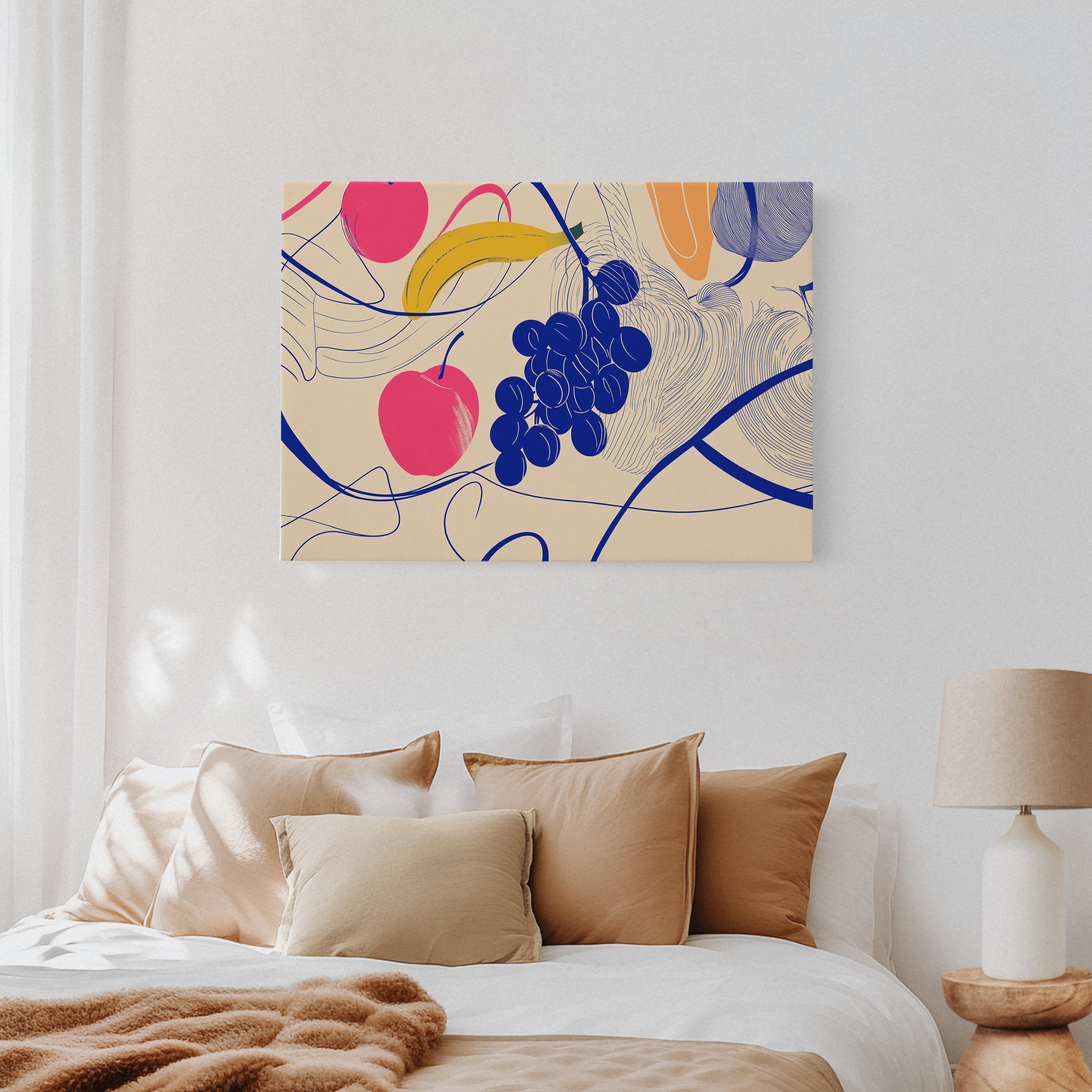 Summer Fruits Dance In Cream Light