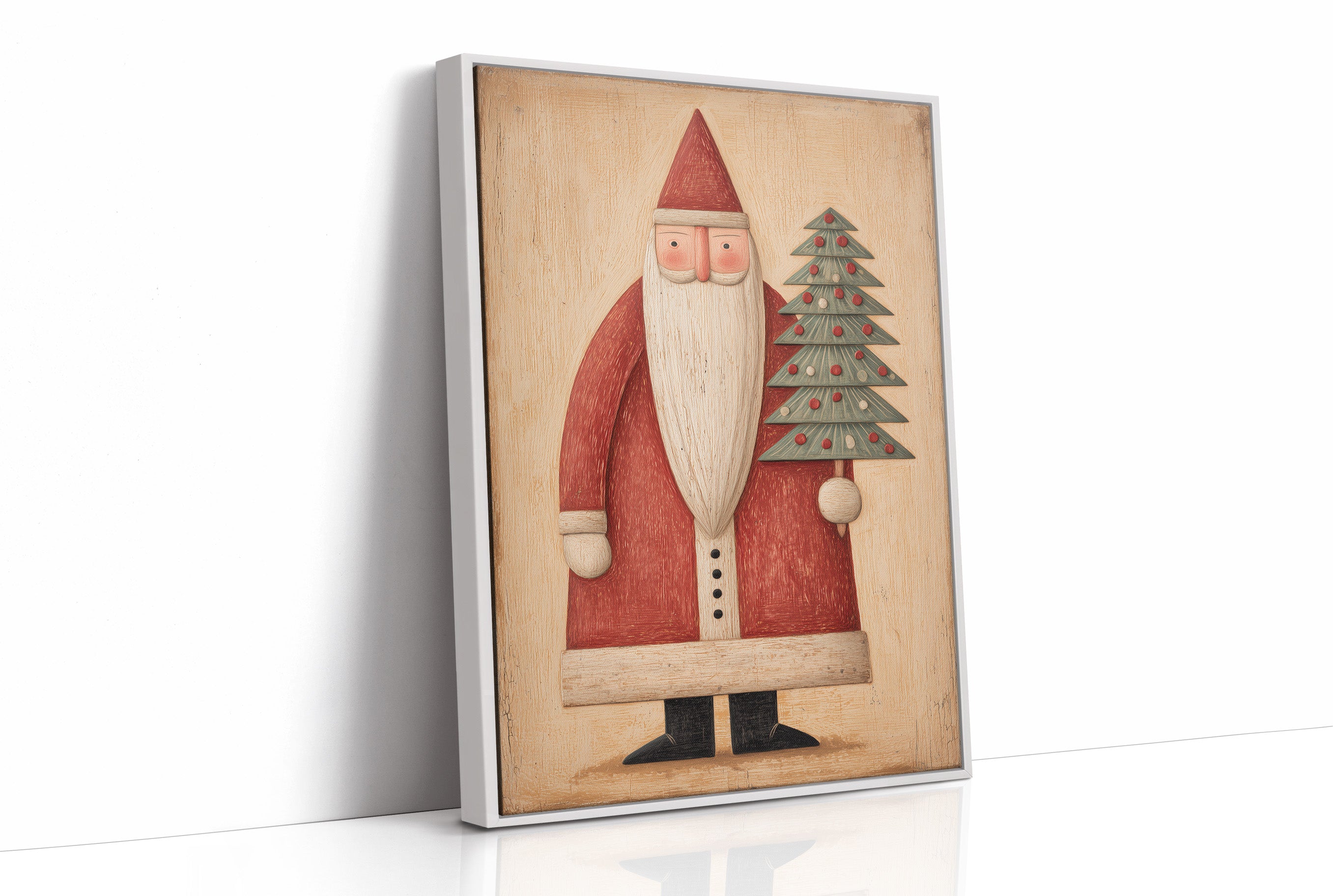 Whimsical Santa of Yuletide Traditions