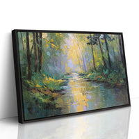 Sunlit Stream Carries Golden Dreams