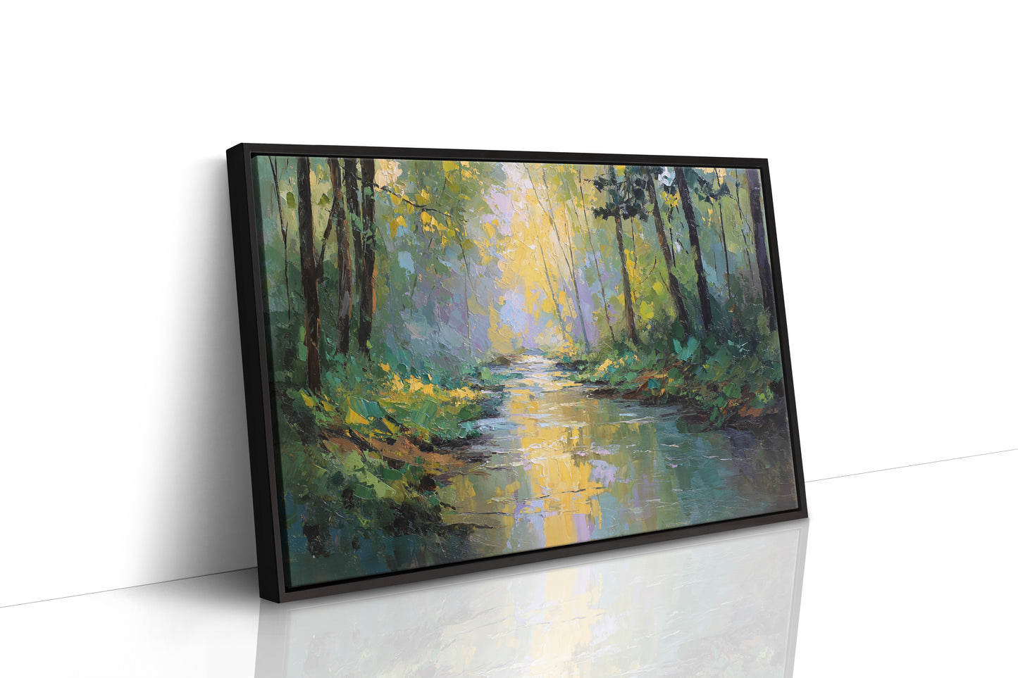 Sunlit Stream Carries Golden Dreams