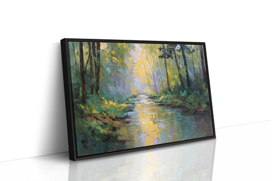 Sunlit Stream Carries Golden Dreams