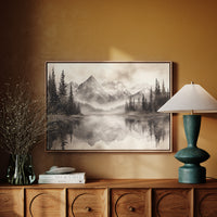 Alpine Lake Holds Mountain Memories