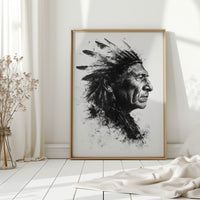 Spirit of the Plains in Ink