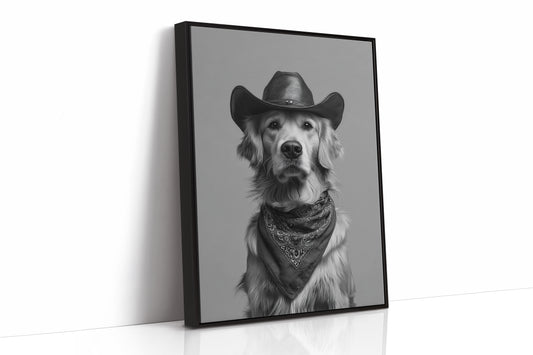 A Canine Cowboy's Quiet Standoff