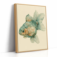 The Fancy One: Ornamental Goldfish Study