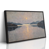 Moonlight Traces The Lake's Memory