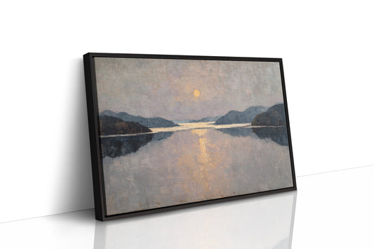 Moonlight Traces The Lake's Memory