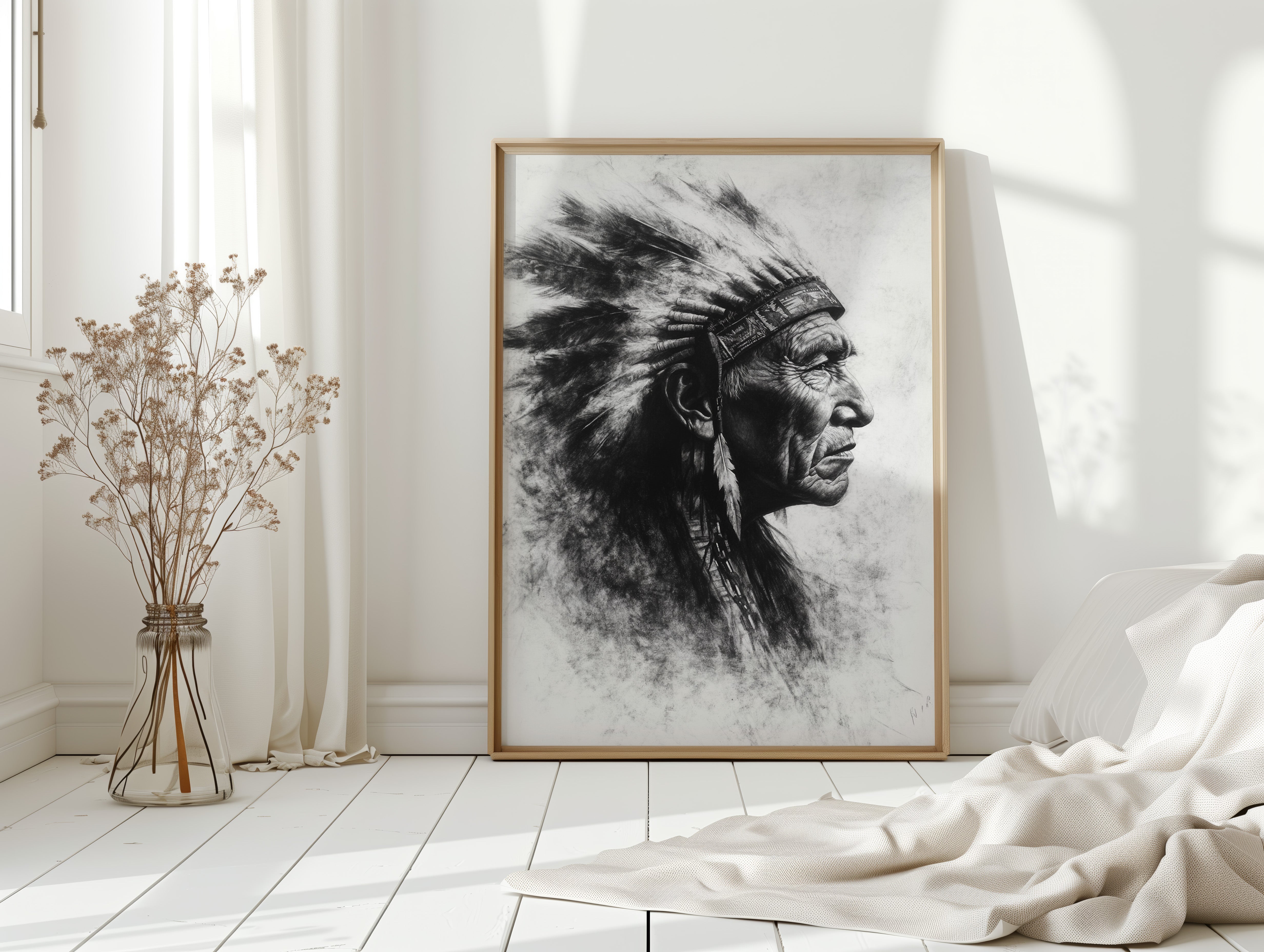 Elder Spirit in Charcoal